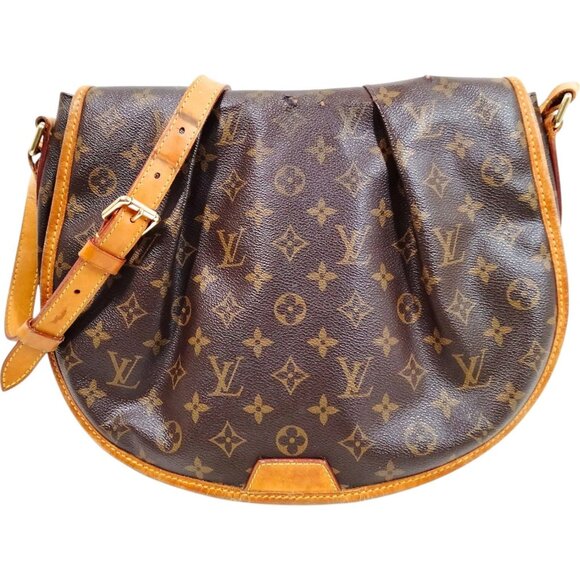 862336BU (L5) Louis Vuitton Crossbody Bag Menilmontant MM Brown Monogram - Picture 1 of 9